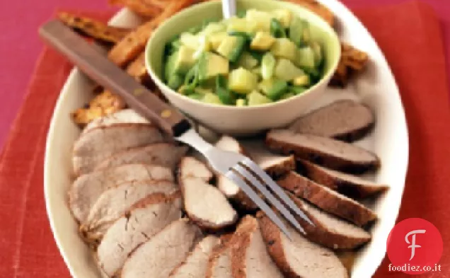 Salsa di avocado e ananas