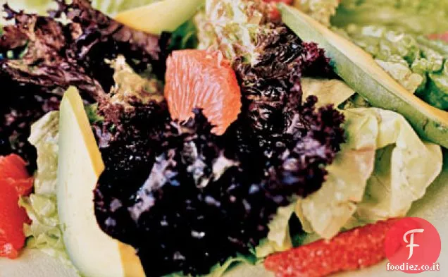 Insalata di avocado e agrumi con Vinaigrette al limone Meyer