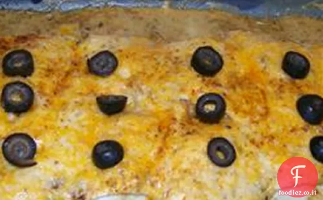 Casseruola di burrito di fagioli