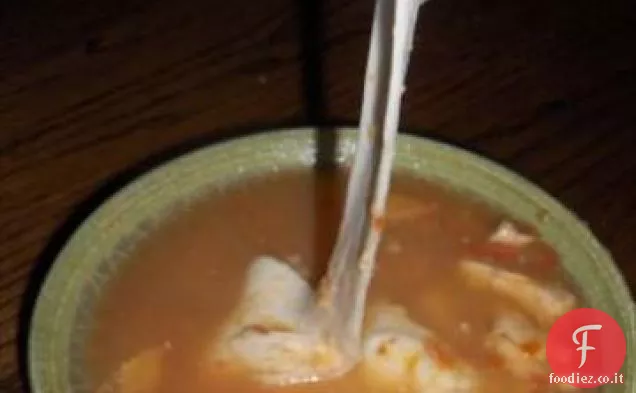 Semplice zuppa di salsa
