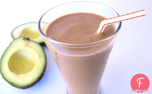 Frullato di avocado al cioccolato