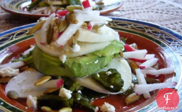 Insalata piccante di avocado Poblano