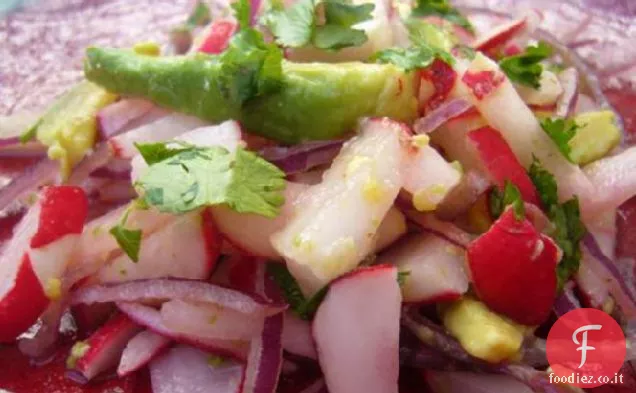 Insalata di ravanelli e avocado-Messico