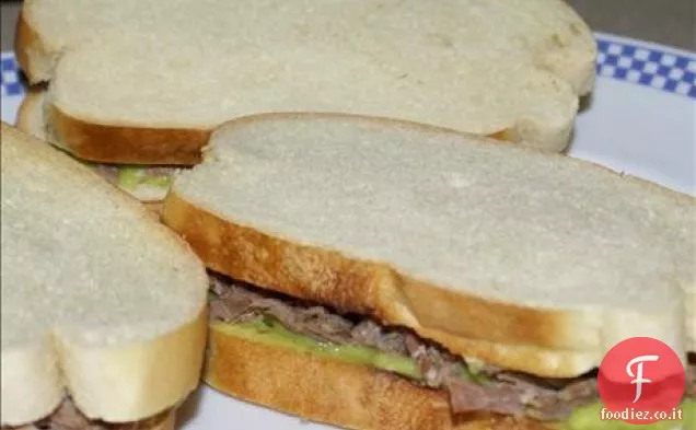 Panino messicano aperto