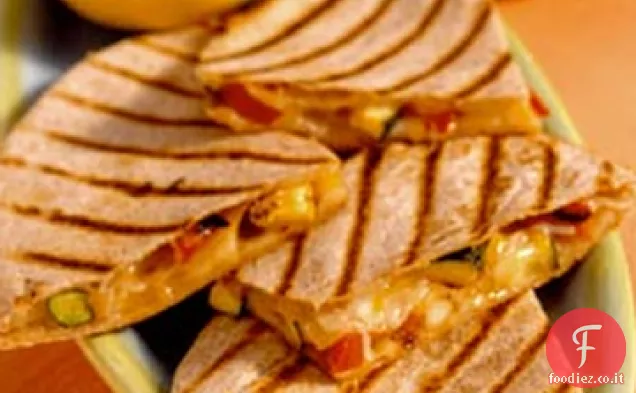 Quesadillas di verdure grigliate