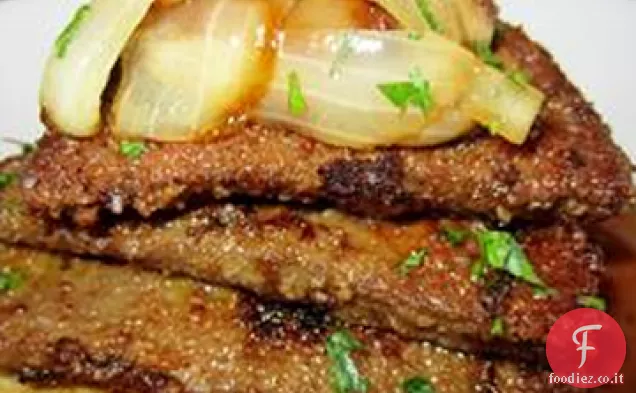 Fegato e cipolle di Lassie irlandese