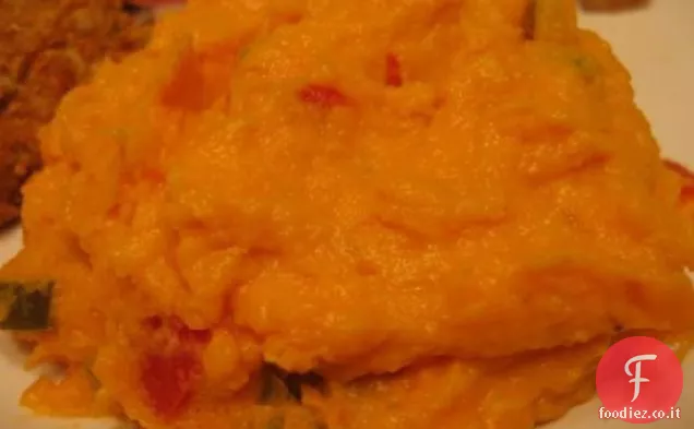 Purè di patate dolci maculato