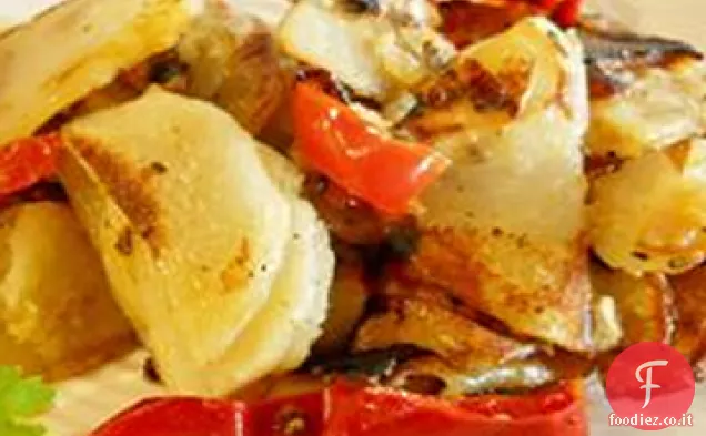 Patate e peperoni