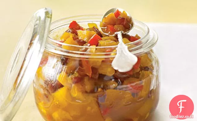 Chutney di ananas e drupacee al curry