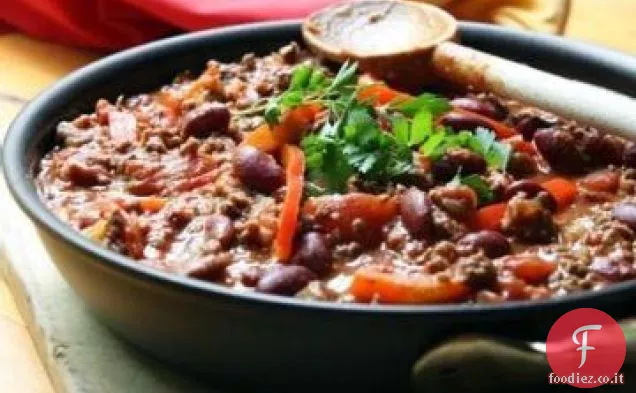 Tacchino e peperoncino di fagioli Pinto