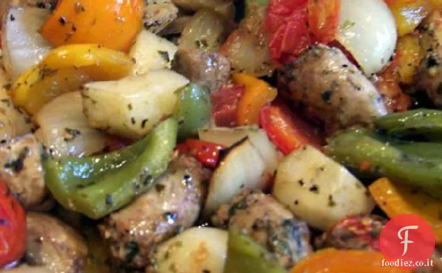 Salsiccia, peperoni e altro ancora