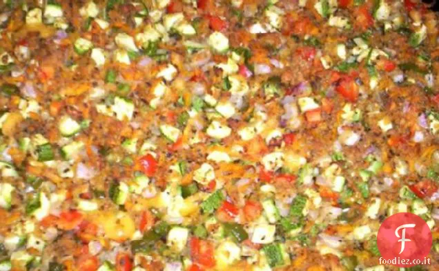 Casseruola di zucchine o zucca