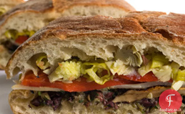 Ricetta vegetariana della Muffuletta