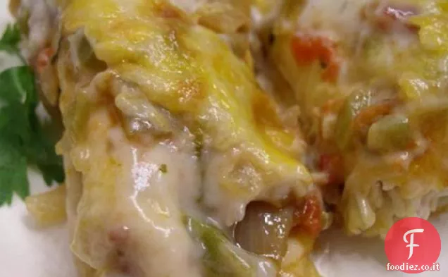 Il Cile verde di Fred e le Enchiladas di pollo