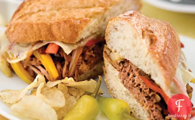 Panini in stile Cheesesteak