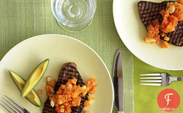 Salsa piccante di papaya e carota