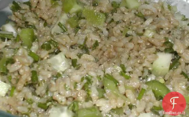 Insalata di riso integrale piccante