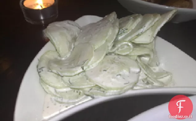 Cetrioli in panna acida