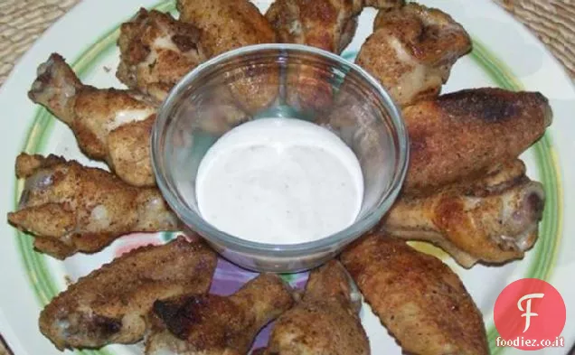 Le ali di coca e rum della mamma e dov'è il rum nella salsa di immersione