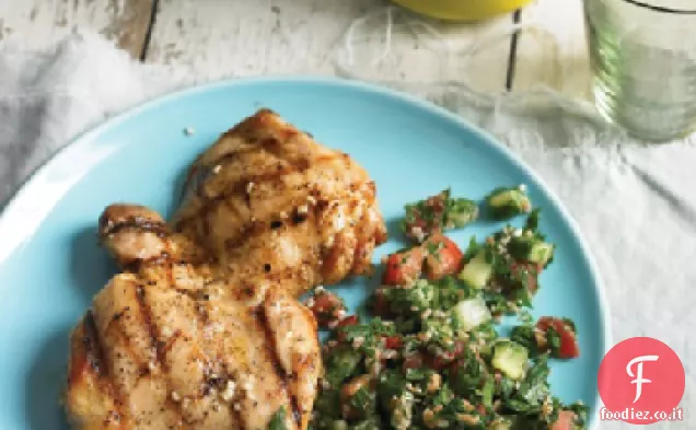 Pollo al limone alla griglia con Tabbouleh