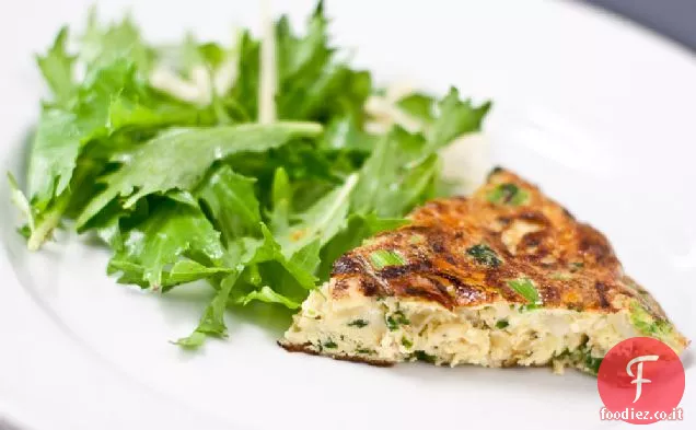 Broccoli Rabe e Frittata di cipolla caramellata