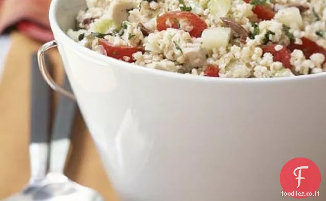 Insalata Bulgur greca con pollo