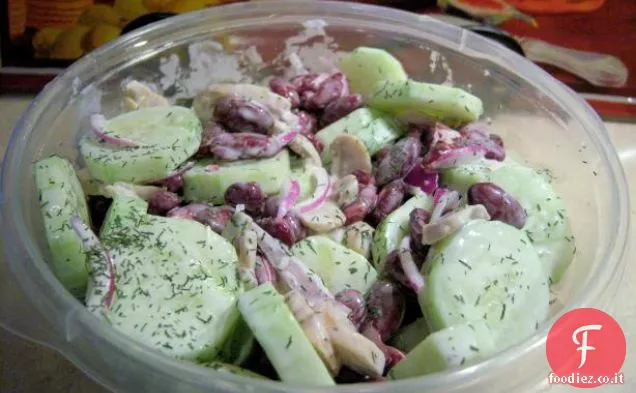 Insalata mediterranea con Couscous israeliano
