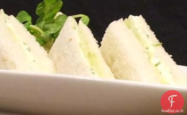 Cetriolo Tè alla menta Panini