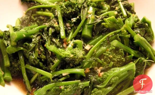 Cena stasera: Broccoli Rabe con sapori asiatici