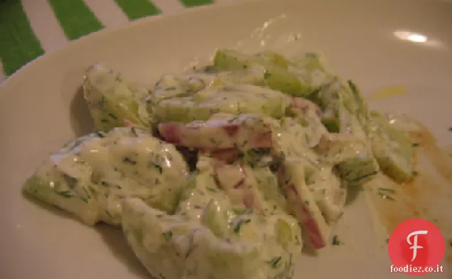 Yogurt Medio Orientale Insalata di cetrioli