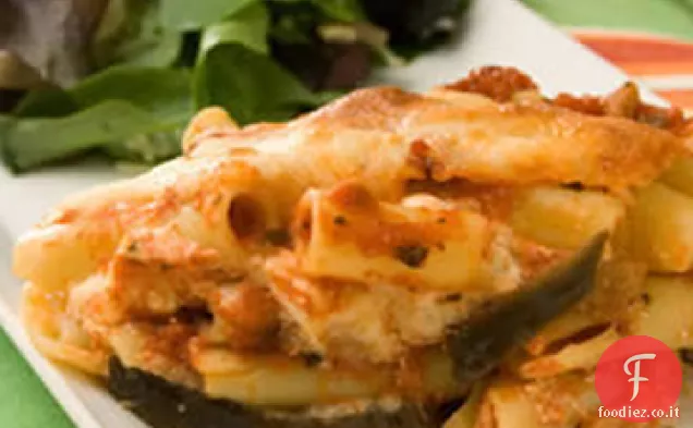 Melanzane-Ziti Parmesan