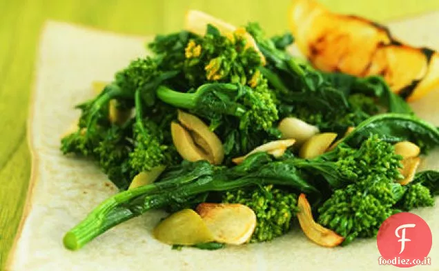 Broccoli Rabe e Olive con Limone