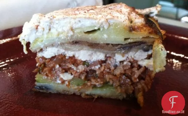 Moussaka (vegano o vegetariano, si sceglie.)