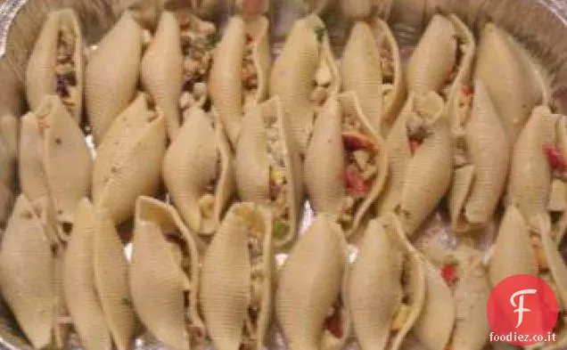 Gusci di pasta ripiena vegetariani