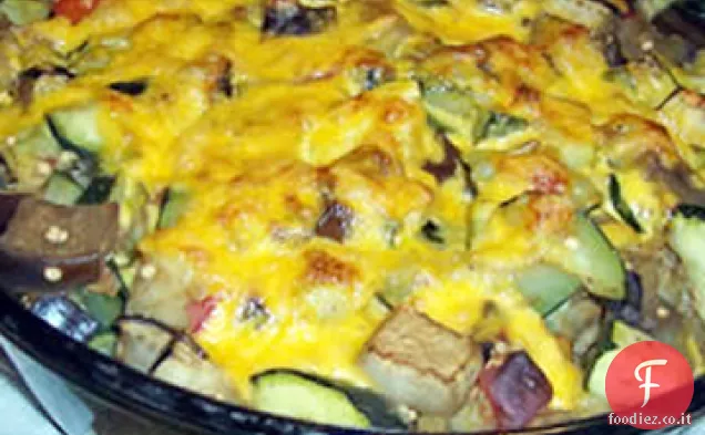 Casseruola di melanzane e zucchine