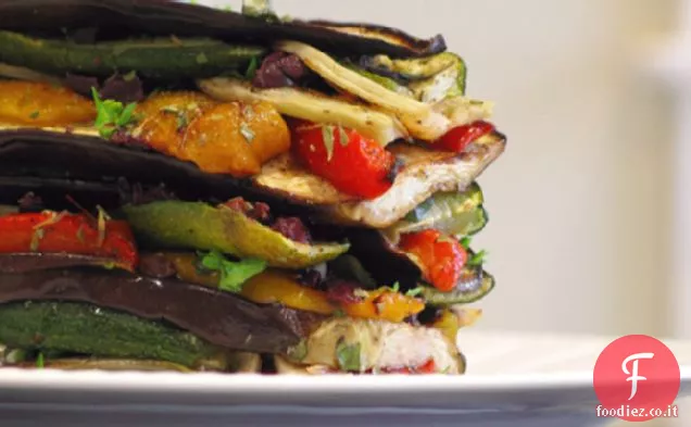 Antipasto di verdure arrosto marinato