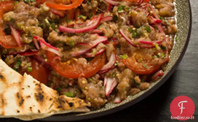 Ricetta insalata di melanzane carbonizzate