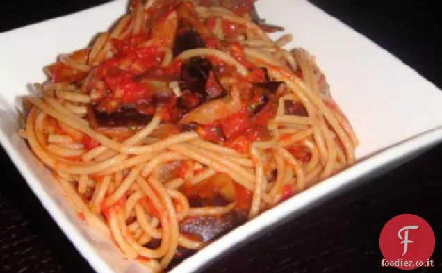 Pasta Vegana Alla Norma Pasta Vegana di Melanzane