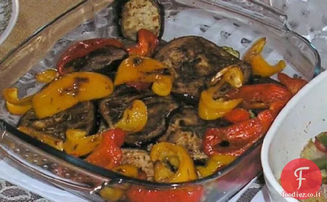 Verdure autunnali grigliate