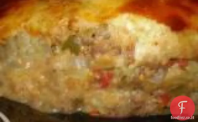 Casseruola di manzo e melanzane (melanzane) 