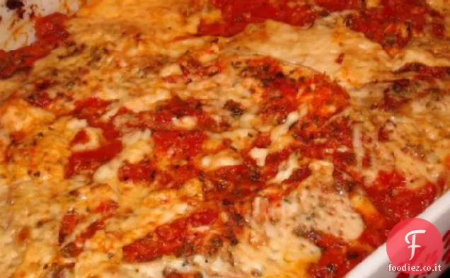 Basso contenuto di carboidrati Melanzane (Melanzane) Parmigiano
