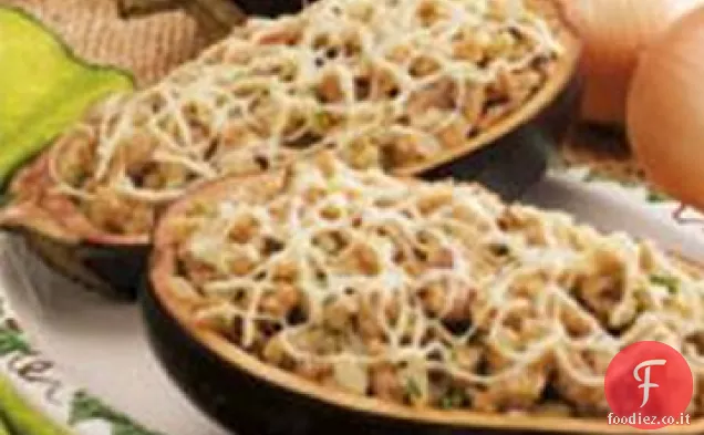Melanzane con ripieno di funghi