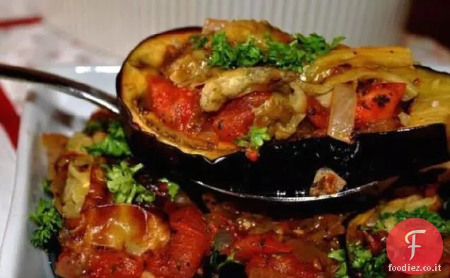 Imam Baildi Aka Melanzane ripiene (Melanzane)