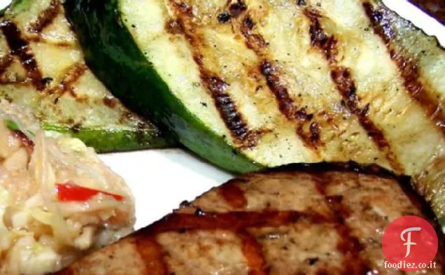 Zucchine grigliate e o Melanzane (Melanzane)