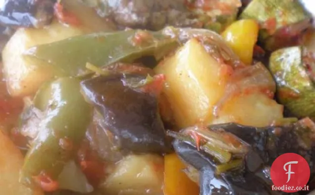 Verdure arrosto con limone e aglio (Briam)