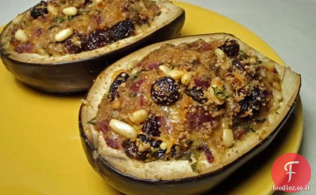 Layered mediterraneo Mozzarella Melanzane (Melanzane) Cuocere