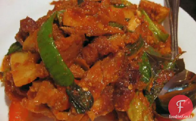 Brinjal (melanzane) Curry
