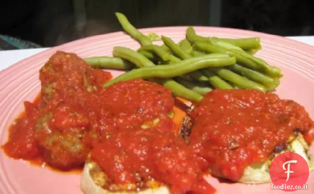 Melanzane alla griglia con salsa di pomodoro