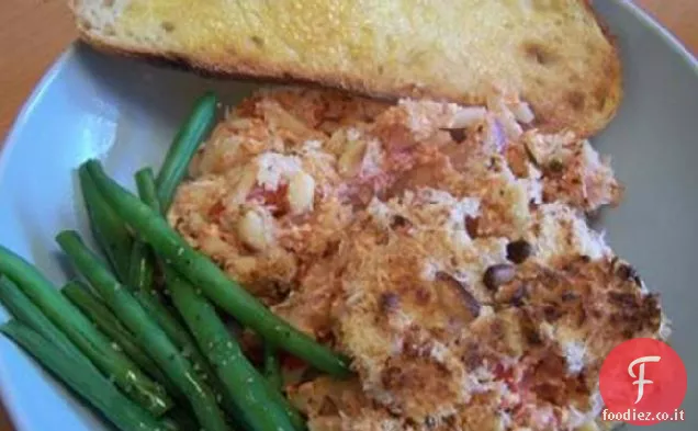 Melanzane al formaggio-Casseruola di Orzo