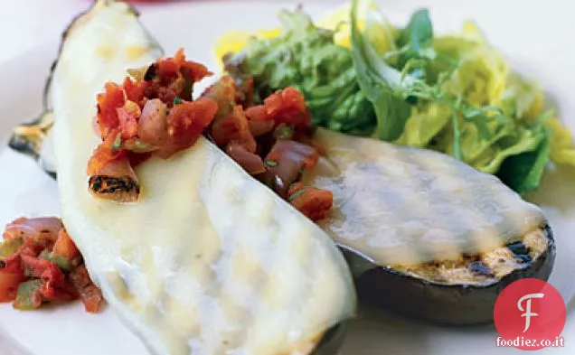 Provolone di melanzane alla griglia